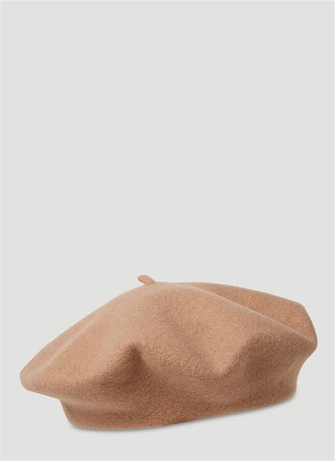 gucci wool-felt beret|GUCCI Embellished wool.